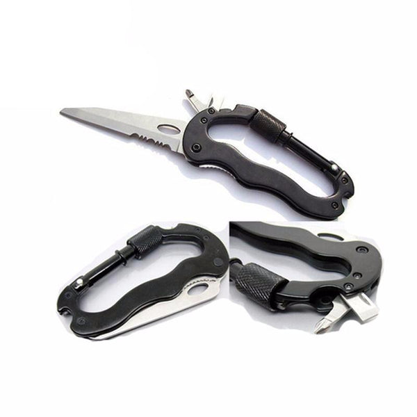5 In 1 Survival Pocket Carabiner