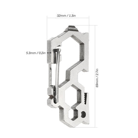 Stainless Steel Thick Buckle Carabiner