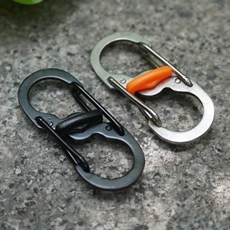 Mini Portable 8-Rings Carabiner