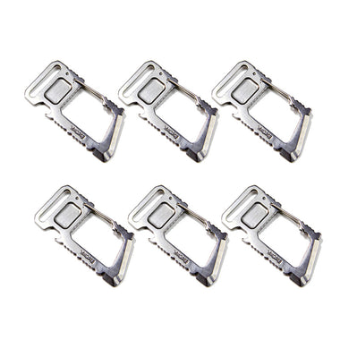 6-in-1 Outdoor Clip Carabiner